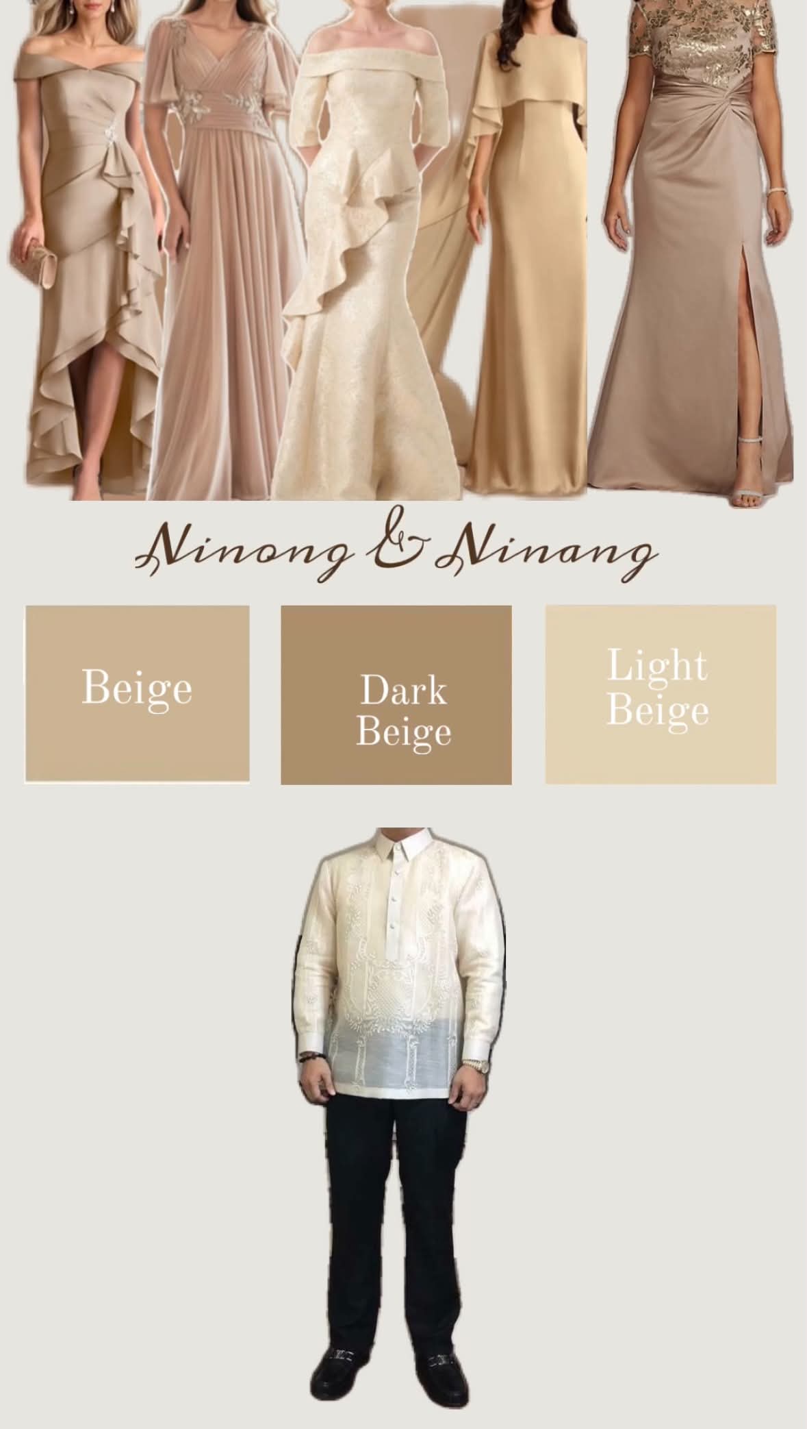 Ninong and Ninang Attire Guide